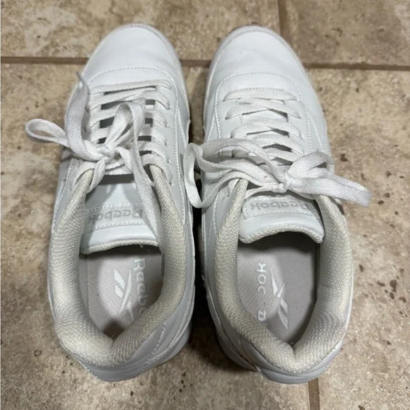 Reebok White Leather Sneakers - Picture 4 of 6